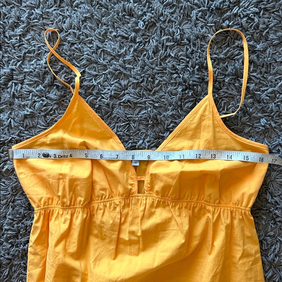 Rails Avril Tiered Midi Dress Spaghetti Straps Size XS in Yellow - Picture 5 of 13